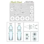 McDonnell-Douglas F/A-18C. Hornet Canopy Paint Mask (for HobbyBoss) Scale 1:48