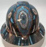 New Full Brim Hard Hat Custom Hydro Dipped DREAM CATCHER