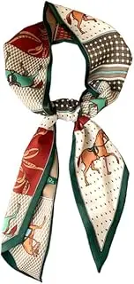 [Tim & Tina] Square Silk Feeling Like Hair Scarf Head Sleeping Wrap Satin Head Scarf for Women
