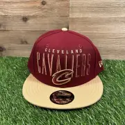 Cleveland Cavaliers Hat Cap Mens New Era Snapback Maroon NBA Adjustable NEW