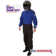 G-Force GFR4125CSMBU Blue Youth S Fire Retardant Fabric Driving Suit SFI 3.2A/1