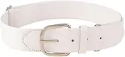 [kurriuwu] Elastic Sports Belt Teenager Baseball Softball Adjustable Length White, White