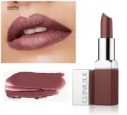 Clinique Pop Matte Lip Color + Primer 10 CLOVE POP Lipstick Full Size 0.1 oz NIB