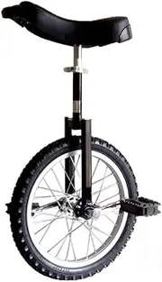 16"/18" Wheel Unicycle for Kids/Boys/Girls/Student, Large 20"/24" Freestyle Unicycle for Adults/Big Kids/Beginners/Professionals, Best Birthday Gift (Color : Yellow, Size : 18") Durable TDF