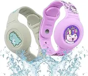 [Biuebinc] 2 x Airtag Bracelet Children's Hidden Airtag Case, Hidden Holder for Apple Air Tag, AirTags Band, GPS Tracker Bracelet