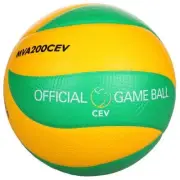 Mikasa MVA200CEV Champions League Deniz bank Volleyball Ball Size 5 Yellow/Green