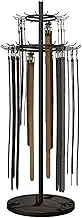 Floor Standing Belt Display, 66.2in Metal Retail Tie Rack Hanger Organizer, Scarf Stand Shawls Purse Shelf for Clothing Store Bedroom Business, Space Saving ( Color : Black , Size : 66.2X19.7IN )