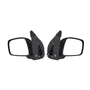Right & Left Manual Door Mirror for Nissan Navara D40 Black 12/2005-2015