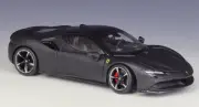 Bburago 1:24 Ferrari SF90 Stradale Diecast Model Racing Car NEW IN BOX Black