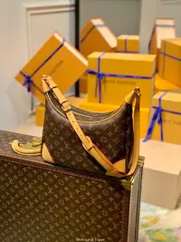 在飛比找Yahoo!奇摩拍賣優惠-二手Louis Vuitton LV 中古小號牛角包 M51