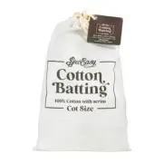 NEW Sew Easy Bleached Cotton Wadding with Scrim By Spotlight