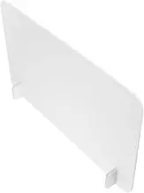NOLITOY Desk Mounted Privacy Screen Anti-Droplet Partition Board School Hotel Restaurant Office Partition