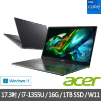 在飛比找momo購物網優惠-【Acer 宏碁】特仕版 17.3吋i7輕薄筆電(Aspir