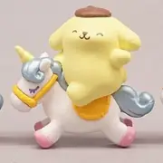 Sanrios Pompompurin Unicorn Figure Anime Action Figure Cartoon Desktop Toys