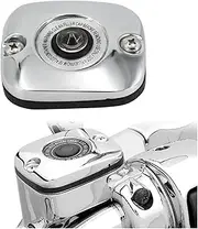 WYJDZSW Motorcycle Front Brake Master Cylinder Cover Aluminum with Gasket Rubber Compatible with Harley Touring Softail Dyna Fat Boy Street Bob FXDF (Color : Cylinder Cover-01)