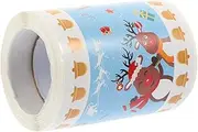 JEWEDECO 1 Roll Christmas Border Wall Sticker Adorable Border Paper Blackboard Border Paper Wear-resistant Border Trim Replaceable Border Trim Cartoon Bulletin Board Border Bulletin Supply