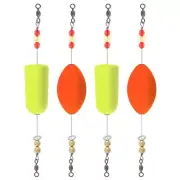 4pcs Fishing Floats Bobbers Fishing Popping Cork Trout Float Rig Weighted Pop