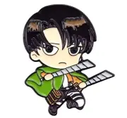 Attack on Titan Enamel Pin- Levi Ackerman - Free AU Post - AU Stock