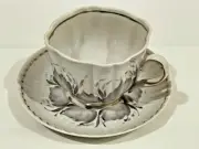 Russian Porcelain Coffee Espresso Cup and Saucer Set Fenix Kislovodsk