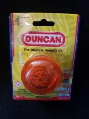 DUNCAN Orange Imperial Yo-Yo New on Card Brand New Sealed