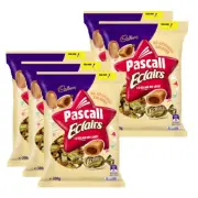 5x Cadbury 300g Pascall Confectionery Chocolate Eclairs Chew Candy Caramel Lolly