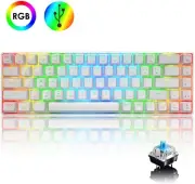 MK 68 60% Mechanical Gaming Keyboard Type-C Wired RGB 68 Key for Laptop PC Gamer