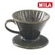 MILA日本製 織部燒 咖啡濾杯01-鐵織部釉