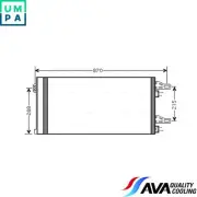 CONDENSER AIR CONDITIONING CNA5246D FOR FIAT DUCATO/Van/Bus/Platform/Chassis