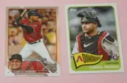 GABRIEL MORENO (2) RC 2023 TOPPS CHROME #189 ARCHIVES #128 ARIZONA DIAMONDBACKS