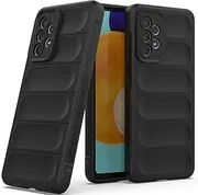 Galaxy A52 Case, EabHulie Flexible TPU Silicone Non-Slip Shock-Absorbent Case Cover for Samsung Galaxy A52S 5G /A52 5G / A52 4G Black