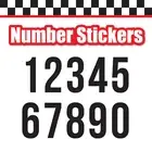 3x Custom Single Number Sticker Individual 3 digit Door Mailbox Bebas Neue