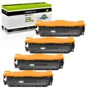 4PK CE410A BK Toner Fits For HP 305A LaserJet Pro 400 Color M451dn M451dw M475dw