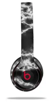 Skin Wrap for Beats Solo Wireless 2 3 4 Electrify White SKIN ONLY