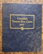 New Whitman Classic Canadian Twenty-Five Cents 1937- Album