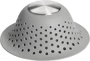OXO 13140900 Good Grips Silicone Drain Protector for Pop-Up & Regular Drains Silver