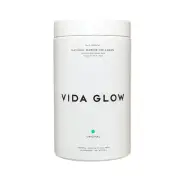 Vida Glow Natural Marine Collagen Loose Powder Original, 270g Caddy - Glass Jar
