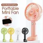 Mini Hand-held Fan Portable Folding Desk Fan Cooler Cooling USB Rechargeable Fan