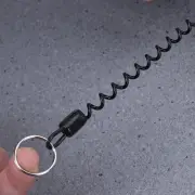 12 Pcs Protection Rope Fishing Retractable Keychain Security Gear Tools