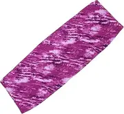 BELLIFFY 1pc Sports Headband Non- Headband Elastic Headband Stretch Headbands for Women Men Bandana Shower Headband Exercise Headbands for Women Elastic Hairband Mens Hairband Purple Fabric