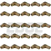 (25 Pieces) 3/8 HOSE BARB ELBOW X 1/8 MALE NPT Brass Pipe Fitting Gas Fuel Water