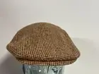 Vintage KANGOL Classic Harris Tweed Check Flat Cap Hat NEW S NEW
