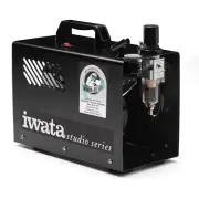 IWATA POWER JET LITE AIR COMPRESSOR-Airbrush Hose Auto Paint Nail Body Art Hobby