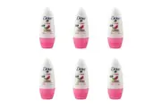 6x Dove 50ml Anti Sweat Deodorant Roll On Go Fresh Pomegranate & Lemon Verbena