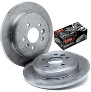 2 Rear Disc Brake Rotors + Pads for Ford Falcon Fairmont Fairlane LTD BA BF FG 6cyl 4.0L E-Gas Barra 182 190 195 240T 245T 270T V8 5.4L Barra 220 Boss 260 8cyl 5.4L Barra 260 2002 to 2014