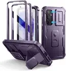 for Samsung Galaxy A55 5g Case with Built-in Slide Camera Cover & Screen