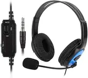 Gaming Headset for PS4, Lightweight Over Ear Headphones with Mic Noise Cancelling PC Gaming Headphone Computer Equipment for PS4 for One