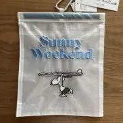 Vintage Peanuts Snoopy Multi-Case Spring Opening Surfing Tote Bag Shoulder Bag