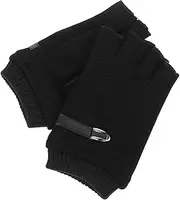[Yardwe] Non Slip Half Finger Gloves for Biking Walking Winter Sports Comfortable Flexible Wrist Breathable Mesh