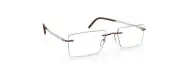SILHOUETTE The Wave 5567 - 17/40 -Hazel Ivory Rimless Eyeglasses Frame