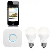 Philips Hue Wi-Fi Starter Kit 2.0 Bridge/2x E27 Warm White Smart LED Light Bulb